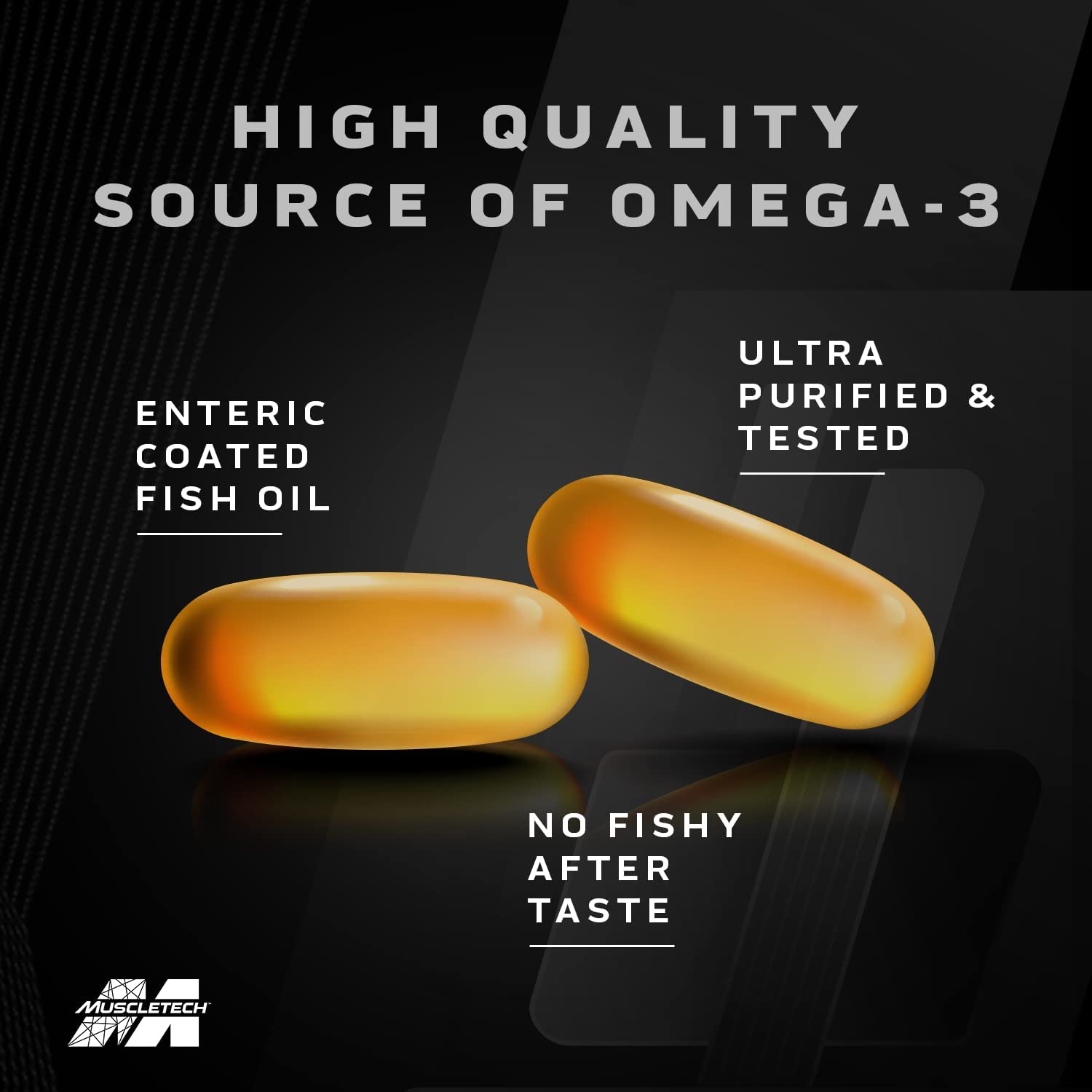 Platinum 100% Omega Fish Oil Capsules - MuscleTech · MuscleTech