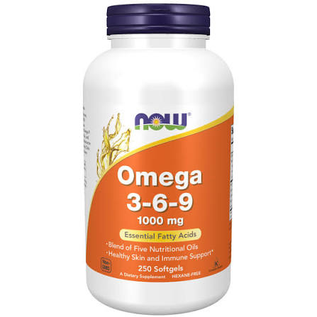 NOW FOODS - OMEGA 3-6-9 (1000mg) (250 Caps)