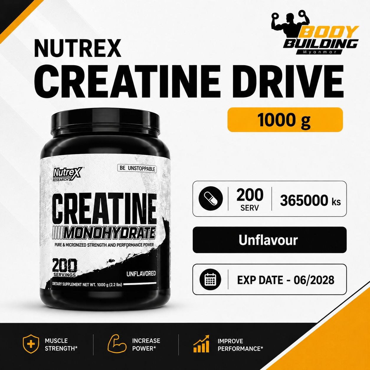 NUTREX - CREATINE MONOHYDRATE ( 1 KG )